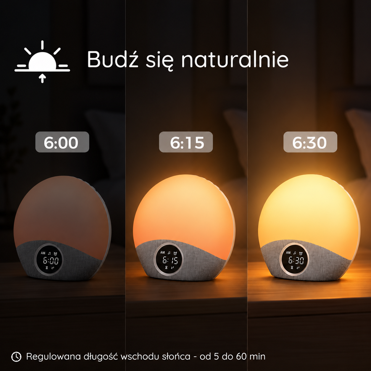 Budzik świetlny LumaRise Sun - obrazek 3